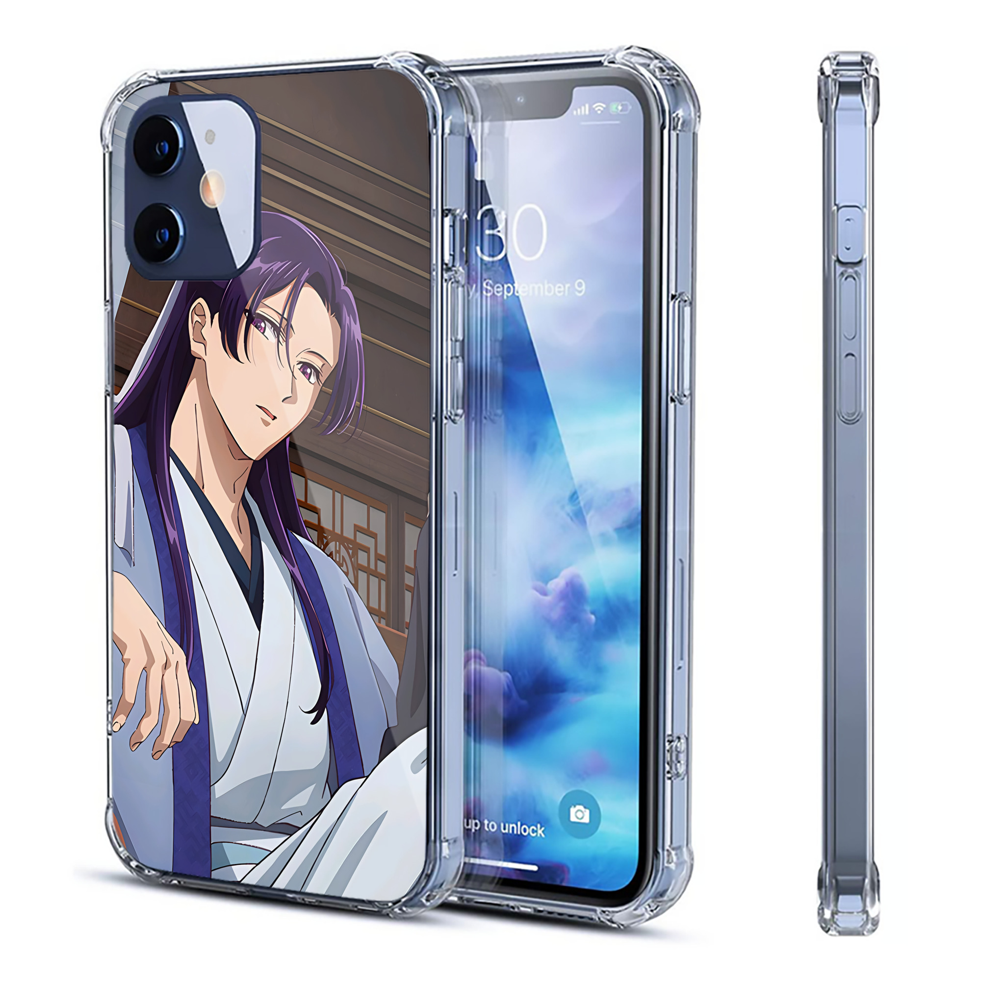 （画像用） 薬屋のひとりごと The Apothecary Diaries 【iPhone 12シリーズ対応】透明スマホケース（クリアソフトケース）